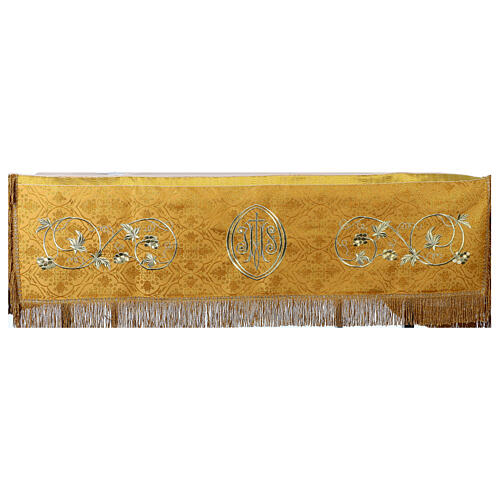 Processional canopy, IHS and Eucharist symbols, 50x70 in 2