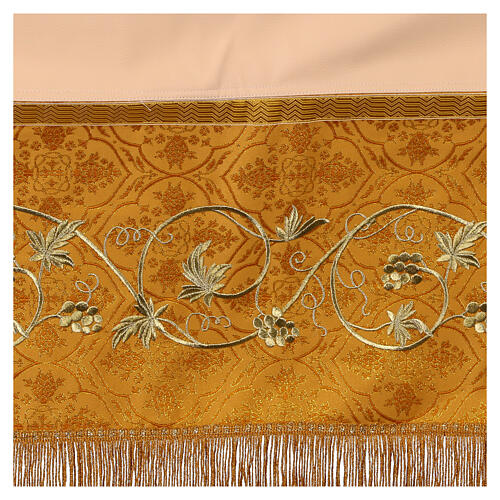 Processional canopy, IHS and Eucharist symbols, 50x70 in 11