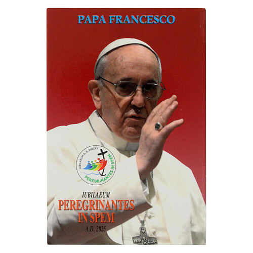 Immaginetta benedicente Giubileo 2025 Papa Francesco 1