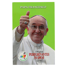 Carta comemorativa Jubileu 2025 com Papa Francisco