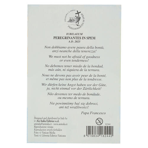 Bildchen offizielles Logo Jubiläum 2025 Papst Franziskus 2