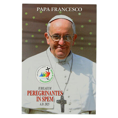Carta comemorativa logótipo oficial Jubileu 2025 de Papa Francisco 1