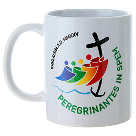 Jubilee 2025 mug with Latin logo, 300 ml