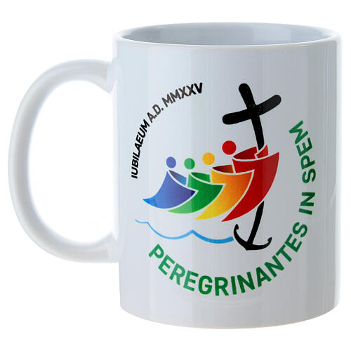 Jubilee 2025 mug with Latin logo, 300 ml 1