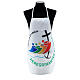 Grembiule bianco logo ufficiale Giubileo 2025 latino s1