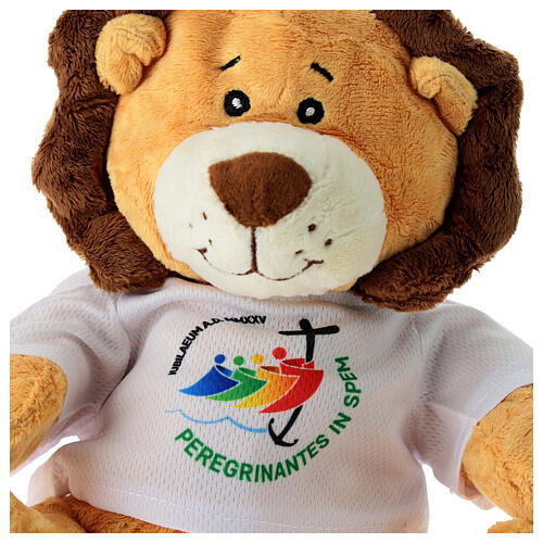 Stuffed animal with t-shirt, lion with Jubilee 2025 official logo, 10 in 2