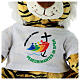 Tiger with t-shirt, stuffed animal with Jubilee 2025 official logo, 10 in s2