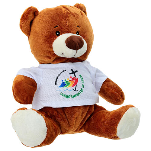 Peluche ourson 25 cm logo officiel Jubilé 2025 4