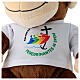 Monkey-shaped stuffed animal, t-shirt with Jubilee 2025 official logo, 10 in s2