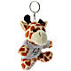 Key ring with stuffed animal, Jubilee 2025 logo, giraffe s2