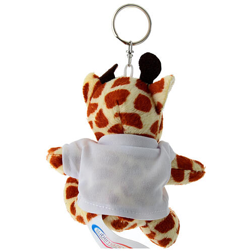 Porte-clé peluche logo Jubilé 2025 girafe 3