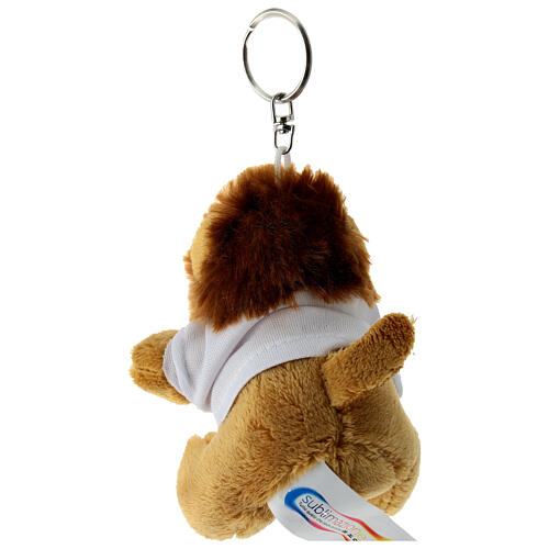 Porte-clé lion peluche logo Jubilé 2025 3