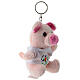 Key ring with stuffed animal, pig with Jubilee 2025 logo s2