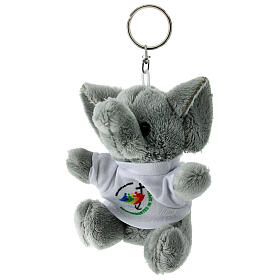 Key ring with Jubilee 2025 logo, stuffed elephant with t-shirt