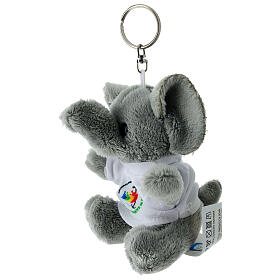 Key ring with Jubilee 2025 logo, stuffed elephant with t-shirt