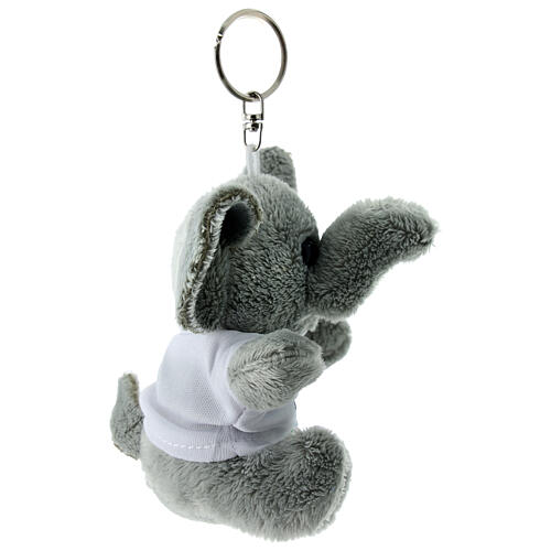 Key ring with Jubilee 2025 logo, stuffed elephant with t-shirt 3