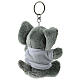 Key ring with Jubilee 2025 logo, stuffed elephant with t-shirt s4