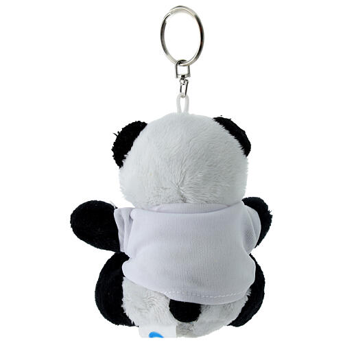 Key ring with stuffed panda, Jubilee 2025 logo 3