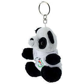 Porte-clé panda peluche logo Jubilé 2025