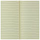 White fabric notebook, Latin colourful logo of Jubilee 2025 s2