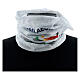 White neck warmer with multilingual logo of Jubilee 2025 s6