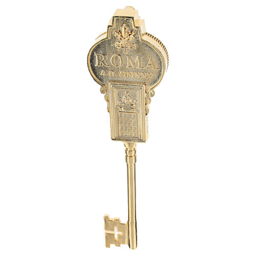 Der Jubiläumsschlüssel in limitierter Auflage aus vergoldeter Bronze mit 24K Gold und Kristallen 7