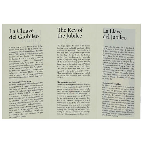 Der Jubiläumsschlüssel in limitierter Auflage aus vergoldeter Bronze mit 24K Gold und Kristallen 10