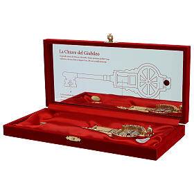 The Key of Jubilee, limited edition, bronze with 24K gold bath and crystals