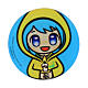 Broche Luce mascote Jubileu 2025 acrílico azul claro Tokidoki s1