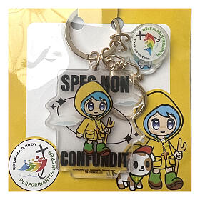 Acrylic key ring of Luce, Jubilee 2025 mascot by Tokidoki, 2 in