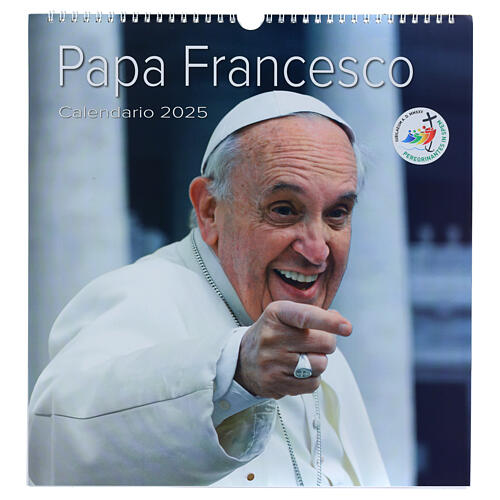 Calendario Papa Francisco Jubileo 2025 33x30 cm Editorial Bella Immagine 1