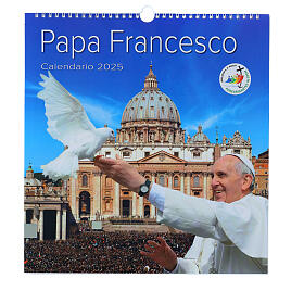 Calendario Papa Francisco paloma San Pedro Jubileo 2025 33x30 cm Editorial Bella Immagine