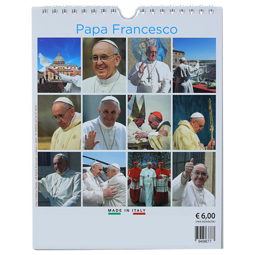 Calendário Jubileu 2025 Papa Francisco 20x16 cm Editrice Bella Immagine 4