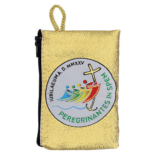 Jubilee rosary case with the Holy Family, 3x4 in 2