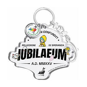 Key ring with Luce and Iubilaeum inscription, Jubilee 2025 by Tokidoki, acrylic, 2 in