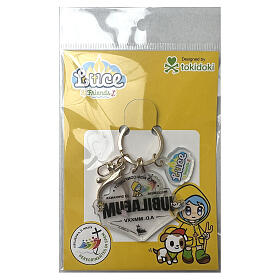 Key ring with Luce and Iubilaeum inscription, Jubilee 2025 by Tokidoki, acrylic, 2 in