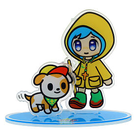 Figurines Luce et Santino mascotte Jubilé 2025 acrylique Tokidoki