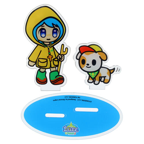 Figurines Luce et Santino mascotte Jubilé 2025 acrylique Tokidoki 5