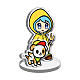 Figurines Luce et Santino mascotte Jubilé 2025 acrylique Tokidoki s1