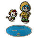 Figurines Luce et Santino mascotte Jubilé 2025 acrylique Tokidoki s2