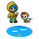 Figurines Luce et Santino mascotte Jubilé 2025 acrylique Tokidoki s5