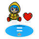 Luce heart figurine mascot Jubilee 2025 acrylic Tokidoki s4