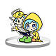 Figure of Luce and angel Iubi, Jubilee 2025 mascots by Tokidoki, acrylic s1