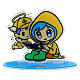 Figure of Luce and angel Iubi, Jubilee 2025 mascots by Tokidoki, acrylic s1