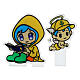 Figure of Luce and angel Iubi, Jubilee 2025 mascots by Tokidoki, acrylic s4