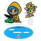 Figure of Luce and angel Iubi, Jubilee 2025 mascots by Tokidoki, acrylic s5