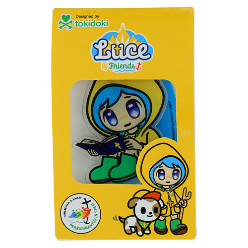 Figura Luce e anjo mascotes Jubileu 2025 acrílico Tokidoki 2