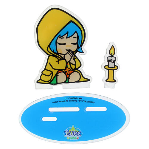 Luce in prayer figurine, mascot Jubilee 2025 acrylic Tokidoki 4