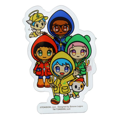 PopSocket Luce and Friends mascotes Jubileu 2025 para celular Tokidoki 1