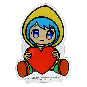 Luce with red heart, popsocket for smartphone, Jubilee 2025 mascot by Tokidoki